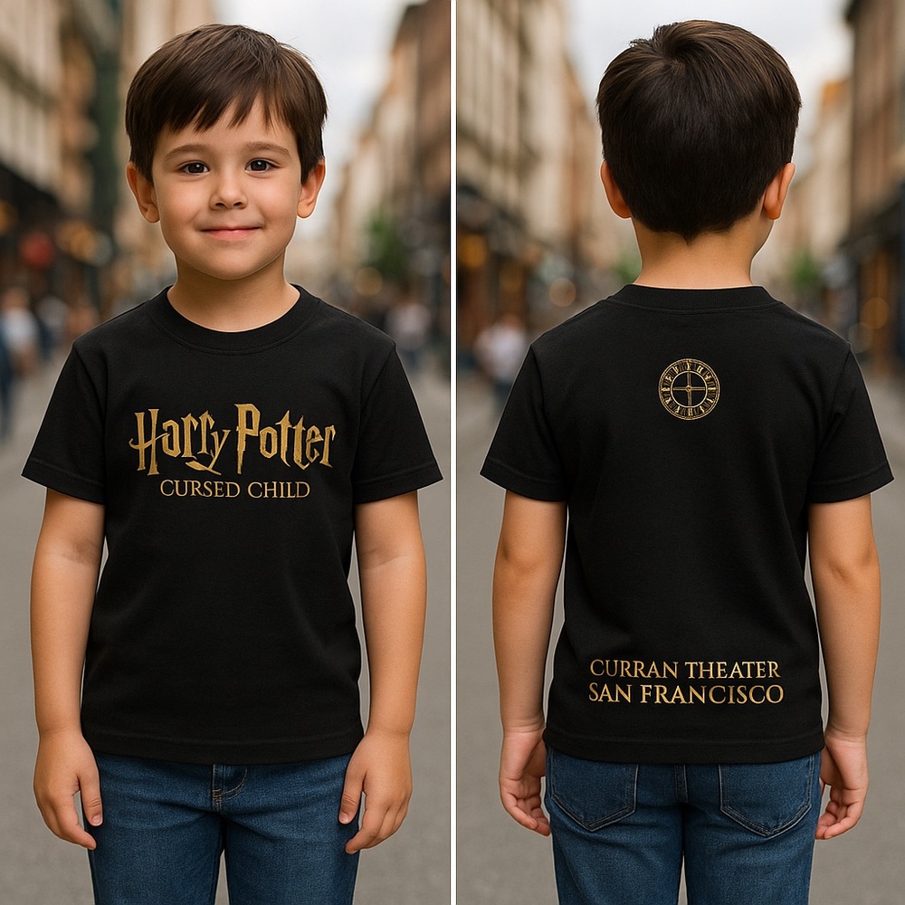 NWOT Harry Potter and the Cursed Child Curran Theatre, San Francisco tshirt